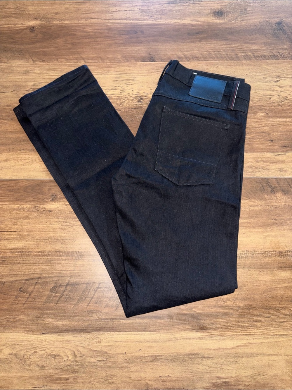 Gustin Raw Selvedge Denim Jeans – Slim Fit | Men’s Size 33 x 34”